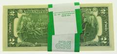 2017-A Series $2 Bills in Sequence (I) $200 Pack of New Gem CU