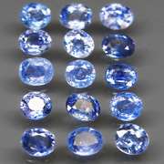 Heated only cornflower blue 5.56ct Sapphire set