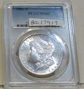 1881-S Morgan Dol PCGS MS-63