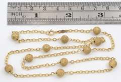 Chic Chain and Ball 14k Necklace