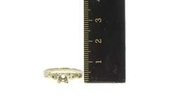 14K Yellow Gold Vintage NOS 1950's Setting 5.25mm Engagement Ring