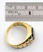 Nice Man's Black Onyx Estate Ring