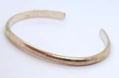 Vintage Sterling Silver Small Cuff Bangle