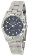 Rolex Air King Mid Size 34mm Blue Dial Stainless Steel Watch