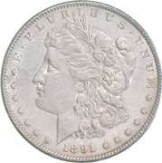 1891-S Morgan Silver Dollar