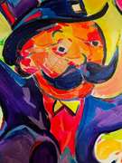 Mr. Monopoly Pop Painting