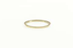 14K White Gold 1.3mm Grooved Stackable Vintage NOS 1950's Ring