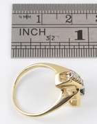Fascinating Pear Shaped Sapphire Ring