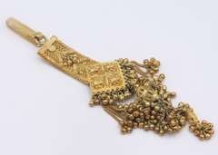 Vintage Sterling Silver Indian Keychain Holder