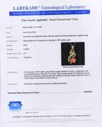 Dreamy Yellow Gold Mexican Fire Opal and Diamond Nugget Pendant on Chain