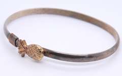 Vintage Sterling Silver Bangle Bracelet