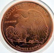 1 oz Fine .999 Copper Coin