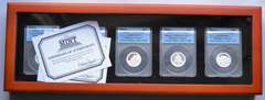 2012 Cased Silver Quarter Proof 70 National Parks Set .