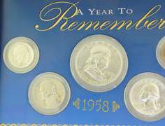 1958 A Year to Remember (5) Coin Box Set