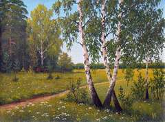 One-of-a-kind Original Oil On Canvas by Maksim