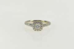 14K White Gold 0.94 Ctw Disney Tinkerbell Princess Diamond Ring