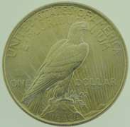 1922 Peace Silver Dollars $1 US Coin Flashy White Slider BU