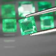 Collectors 5.20ct real Colombian Emerald 28 piece set