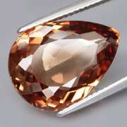 Stunning 12.31ct pear cut Imperial Topaz