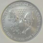 Perfect NGC MS70 graded 2007-W Early Releases $1. NGC MS70