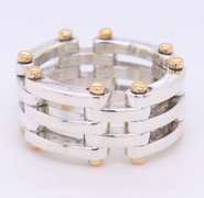 Tiffany & Co Two Tone Gate Link Band