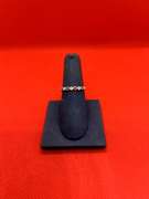 DELICATE 14K ROSE GOLD RUBY AND DIAMOND RING
