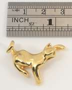 Beautifully Made 14k Cat Pendant