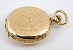 Exceptional c. 1900 GF Elgin Women's Pocket Watch