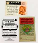 3 Mickey Mantle Baseball Cards