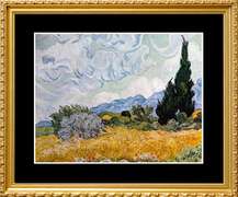 Vincent Van Gogh, Wheat Field with Cypresses