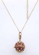 Stauer Ball Locket Pendant on Chain Necklace