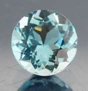Dazzling 2.2ct 8mm Swiss blue Topaz solitaire