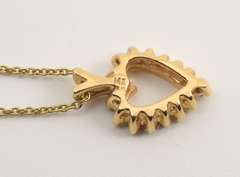 Sweet Diamond Heart Pendant