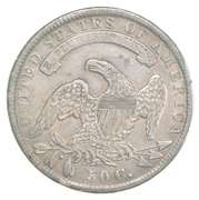 1836 Capped Bust Half Dollar Lettered
