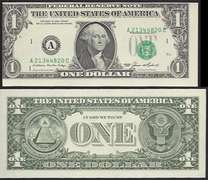 $1 1985 Federal Reserve Note Faulty Alignment Error Face Gem Uncirculated