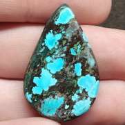 Simply gorgeous! 22ct well marbled robbins egg blue Turquoise