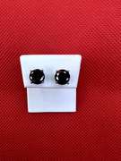 STUNNING 14K BLACK GOLD STUDS WITH 2.50 CARATS BLACK DIAMOND