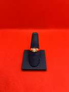 ELEGANT LADIES 14K YELLOW GOLD RING WITH 0.50 CARAT CENTER STONE