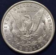 1885-O Morgan Silver Dollar, BU.