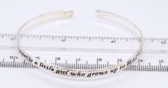 Vintage Sterling Silver Cuff Bangle