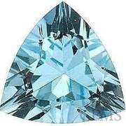9MM TRILLION AQUAMARINE LOOSE GEMSTONE
