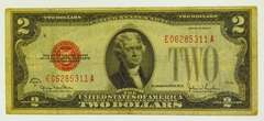 1928-G Red Seal $2 Bill
