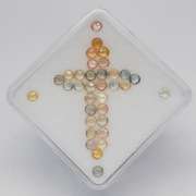 Superb 3.66ct diamond cut jewelers Sapphire set