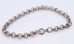 Vintage Sterling Silver Rolo Bracelet