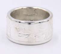 Sterling Silver Dollar Coin Ring