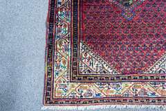 Semi Antique Persian Sarouk Mir 3.5x5.0
