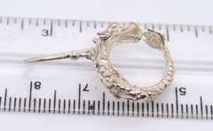 John Hardy Naga Dragon Drop Hoop Earrings