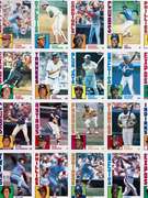 Vintage Baseball Cards Uncut Sheet