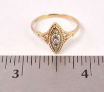 Lovely Diamond Ring in 14K Yellow Gold