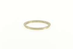 14K White Gold Vintage NOS 1950's Grooved Simple Band Ring